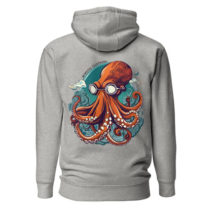 Octopus Unisex Hoodie by Mimetic Clothing