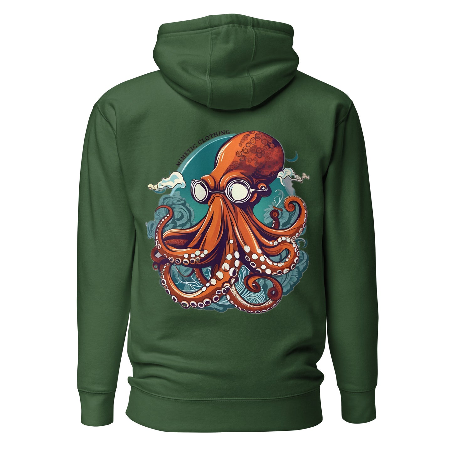 Octopus Unisex Hoodie by Mimetic Clothing