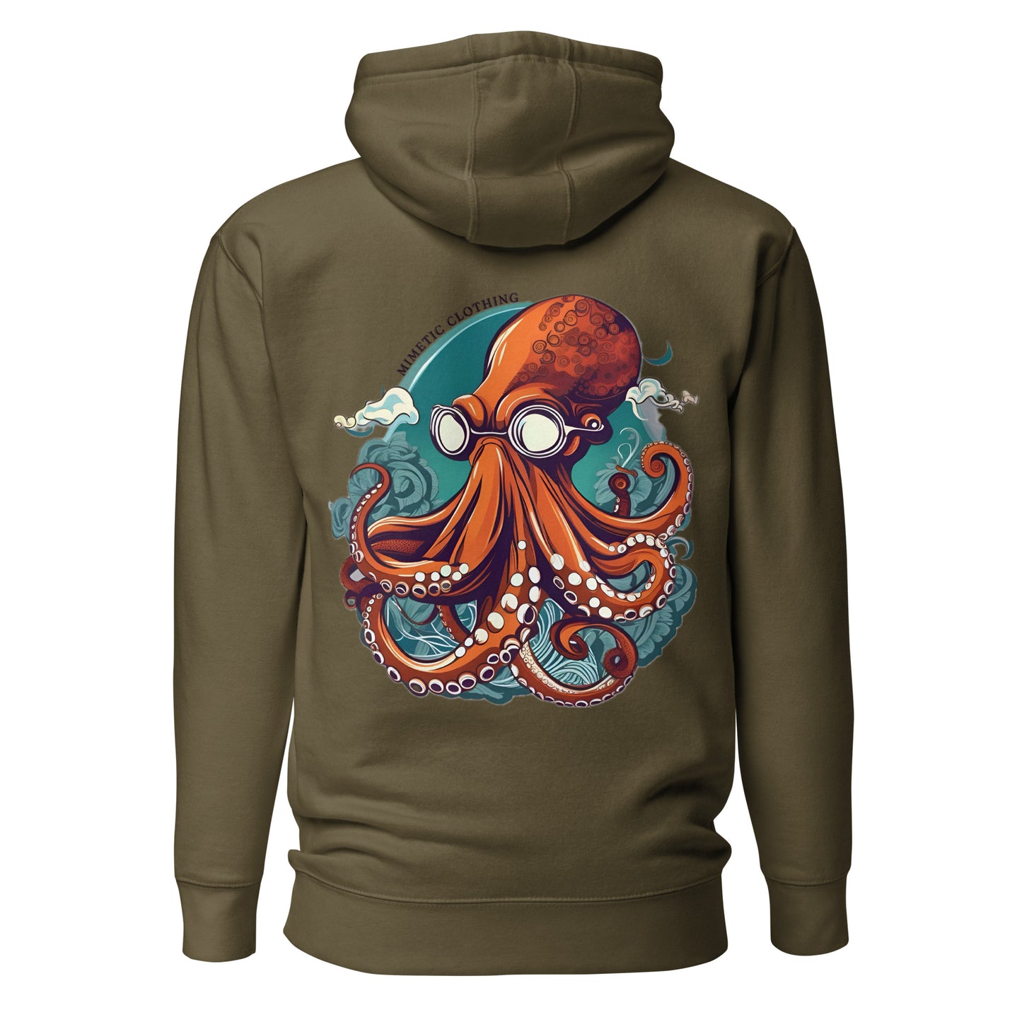 Octopus Unisex Hoodie by Mimetic Clothing