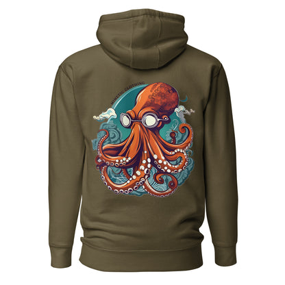 Octopus Unisex Hoodie by Mimetic Clothing