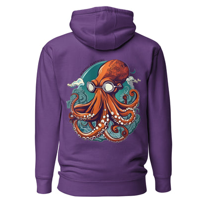 Octopus Unisex Hoodie by Mimetic Clothing