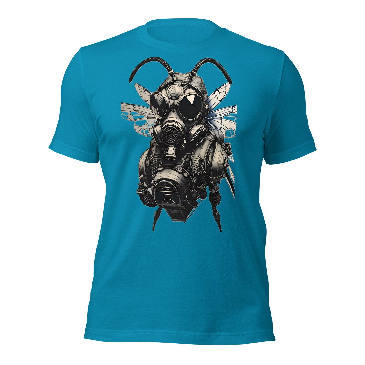 Gas Mask Bee design by Mimetic. Premium Unisex t-shirt