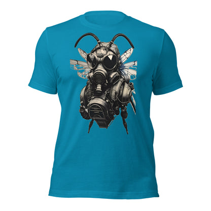 Gas Mask Bee design by Mimetic. Premium Unisex t-shirt