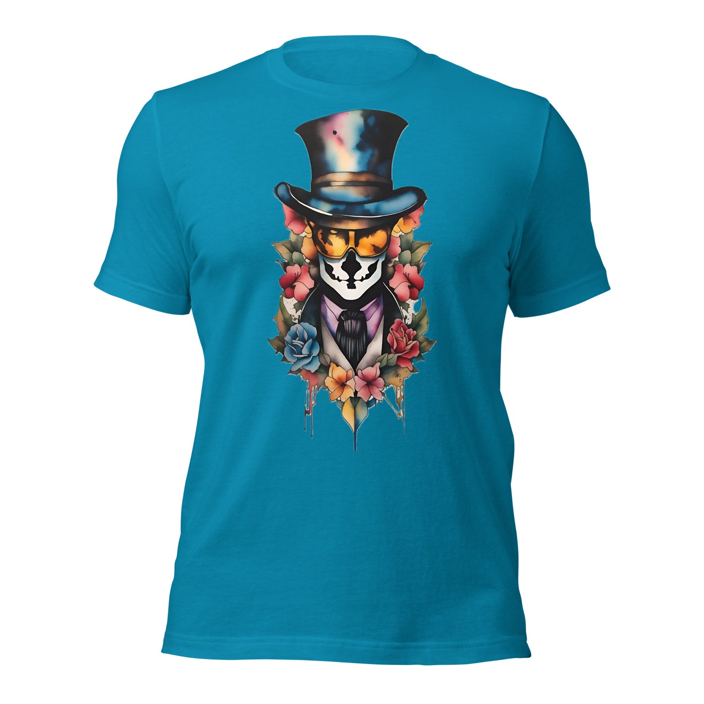 Watercolour Voodoo Skull design by Mimetic. Premium Unisex t-shirt
