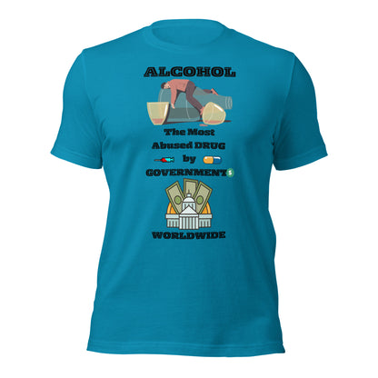 Alcohol Abuse Unisex t-shirt by Mimetic Clothing