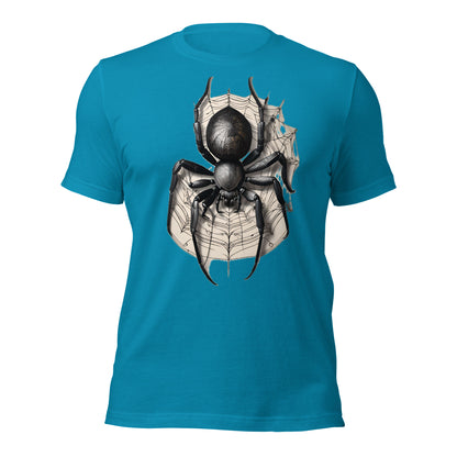Techno Spider Graphic Tee Design by Mimetic Clothing. Unisex t-shirt