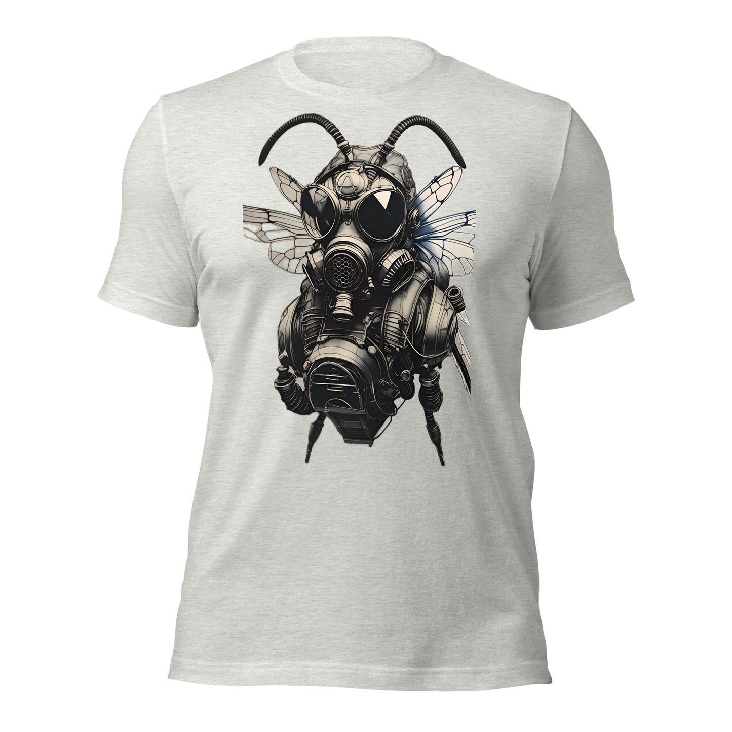 Gas Mask Bee design by Mimetic. Premium Unisex t-shirt
