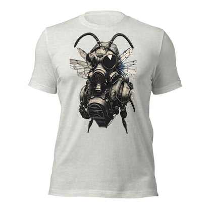 Gas Mask Bee design by Mimetic. Premium Unisex t-shirt