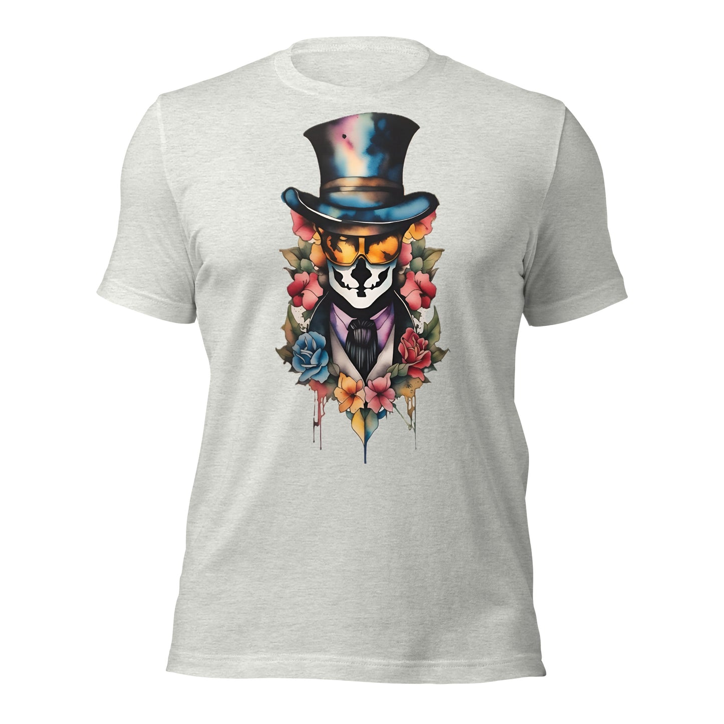 Watercolour Voodoo Skull design by Mimetic. Premium Unisex t-shirt