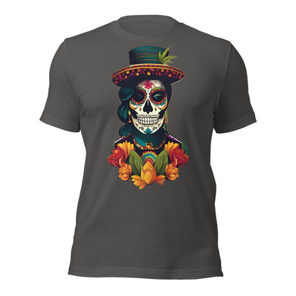 Dia De Los Muertos Woman. Premium Unisex t-shirt