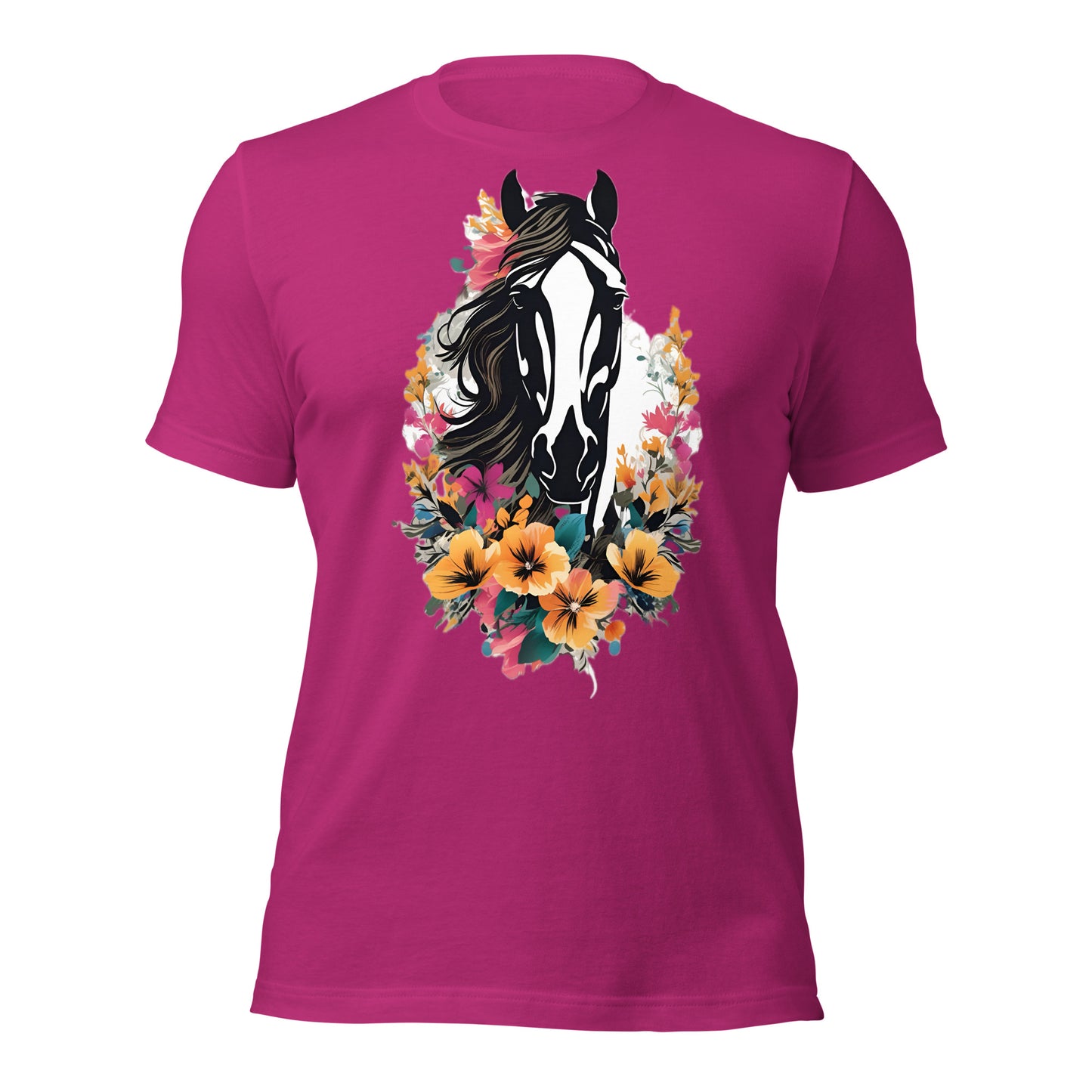 Spring Horse by Mimetic Clothing. Premium Unisex t-shirt
