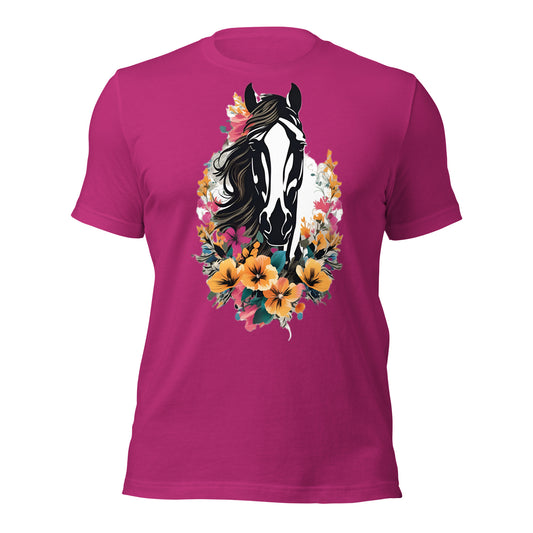 Spring Horse by Mimetic Clothing. Premium Unisex t-shirt