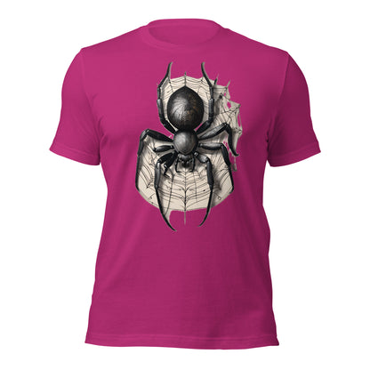 Techno Spider Graphic Tee Design by Mimetic Clothing. Unisex t-shirt