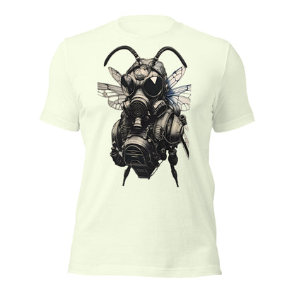 Gas Mask Bee design by Mimetic. Premium Unisex t-shirt