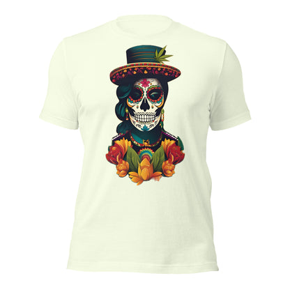 Dia De Los Muertos Woman. Premium Unisex t-shirt