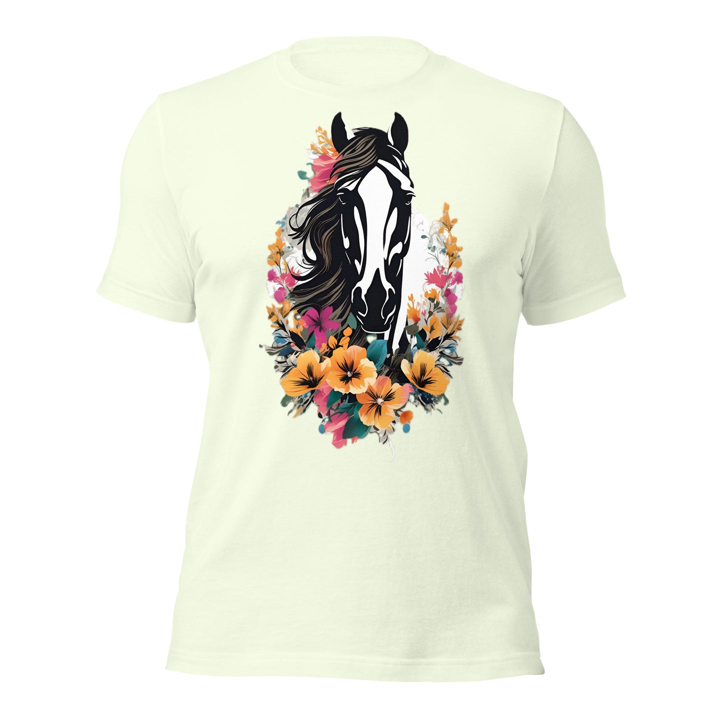 Spring Horse by Mimetic Clothing. Premium Unisex t-shirt