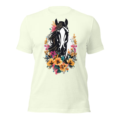 Spring Horse by Mimetic Clothing. Premium Unisex t-shirt