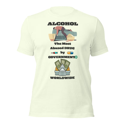 Alcohol Abuse Unisex t-shirt by Mimetic Clothing