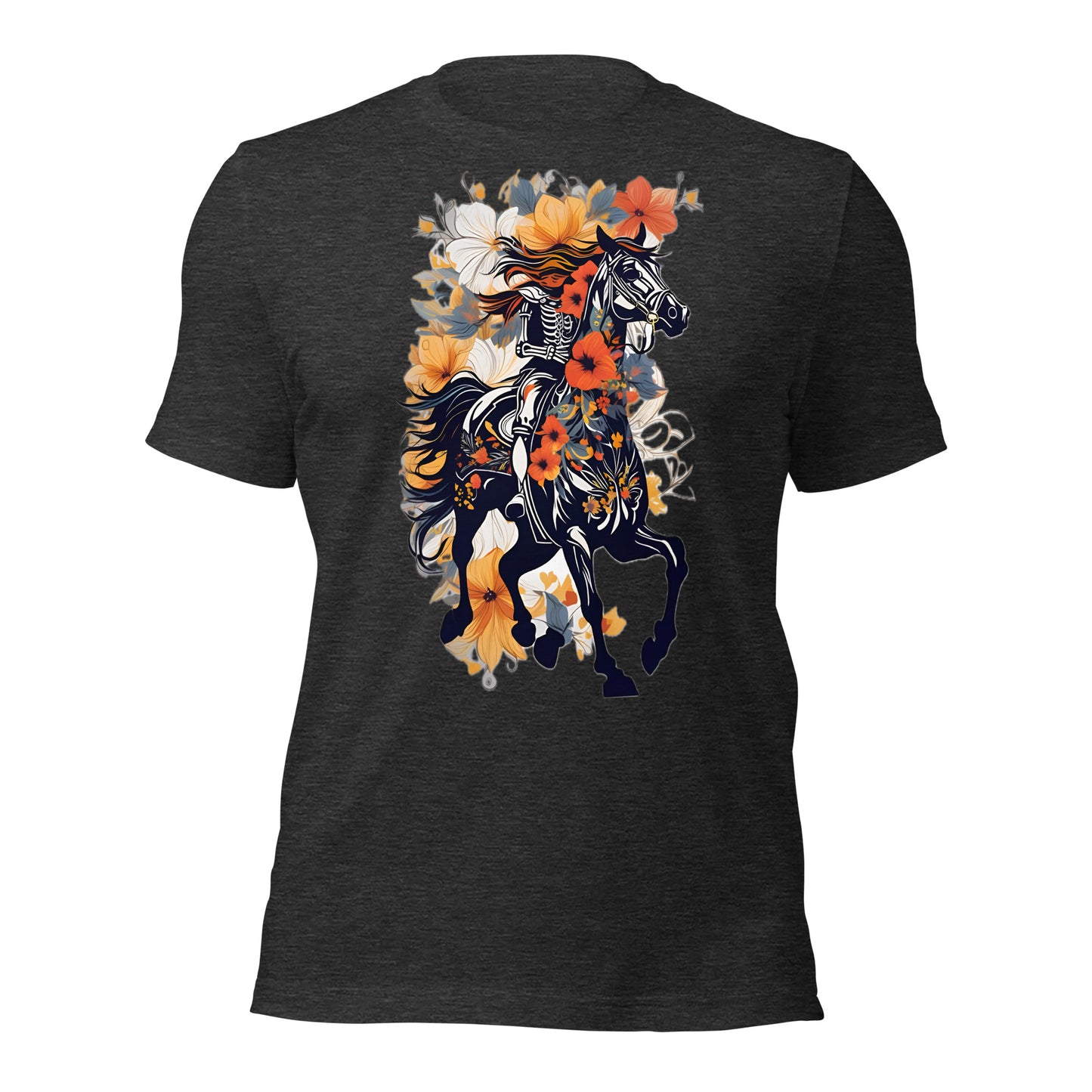 Horse & Flowers Design by Mimetic. Premium Unisex t-shirt