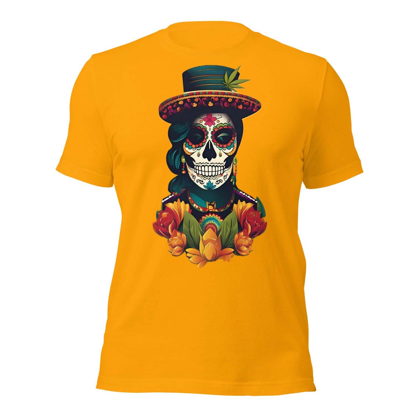 Dia De Los Muertos Woman. Premium Unisex t-shirt