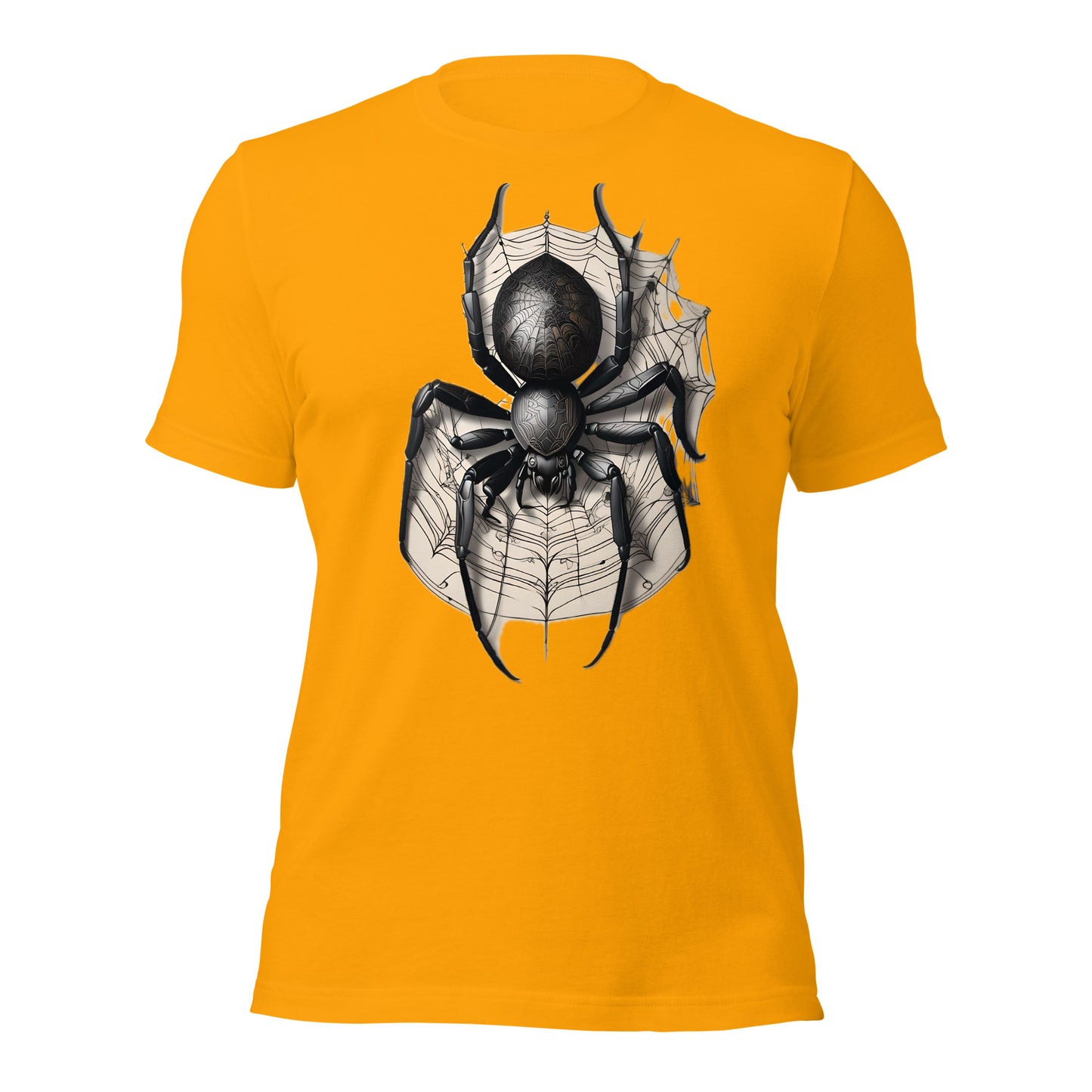 Techno Spider Graphic Tee Design by Mimetic Clothing. Unisex t-shirt