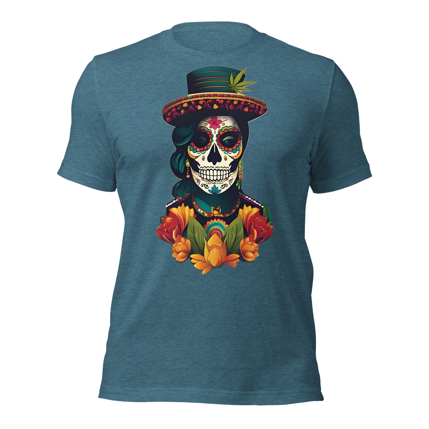 Dia De Los Muertos Woman. Premium Unisex t-shirt