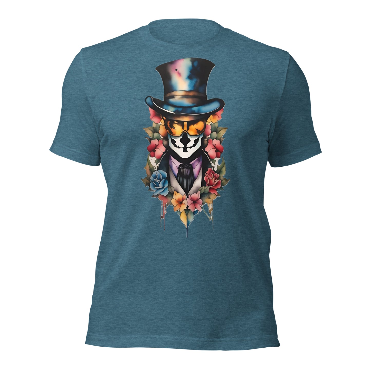 Watercolour Voodoo Skull design by Mimetic. Premium Unisex t-shirt