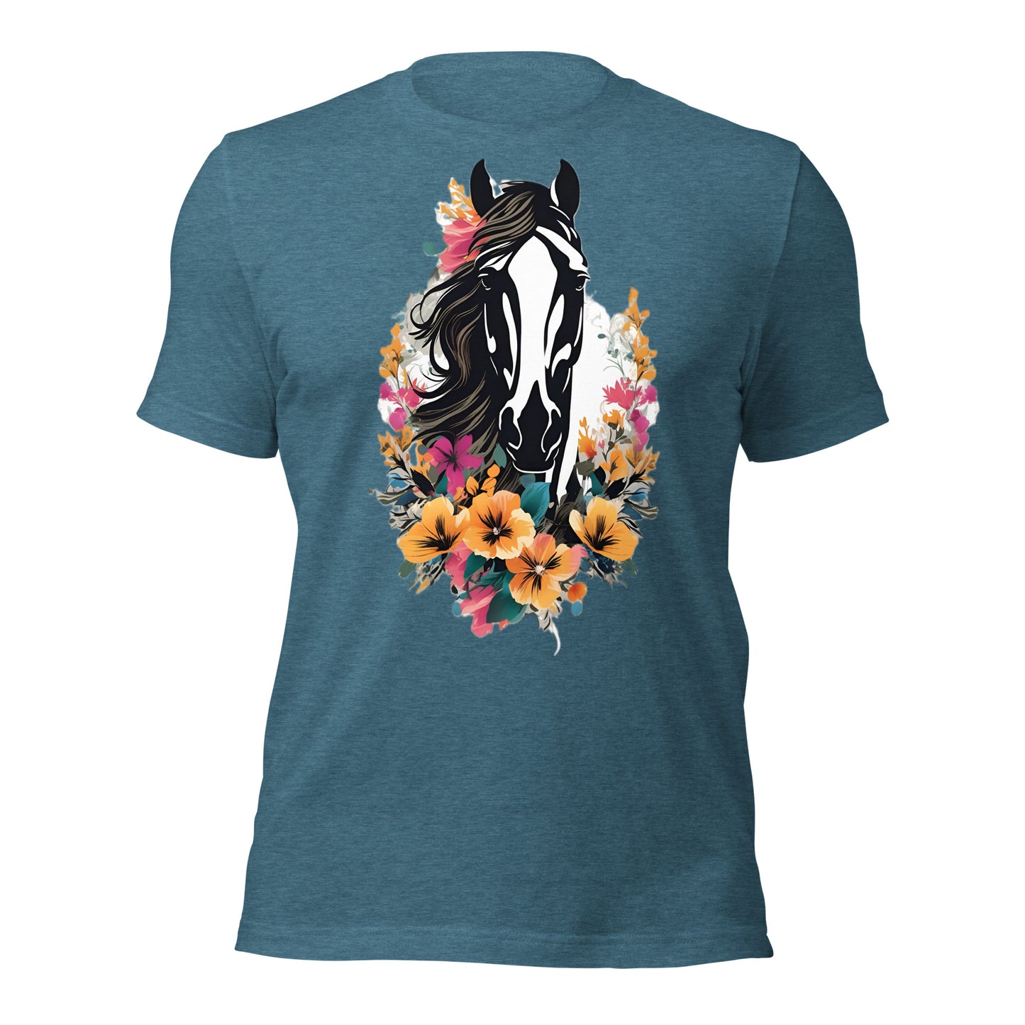 Spring Horse by Mimetic Clothing. Premium Unisex t-shirt