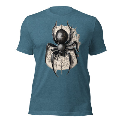 Techno Spider Graphic Tee Design by Mimetic Clothing. Unisex t-shirt