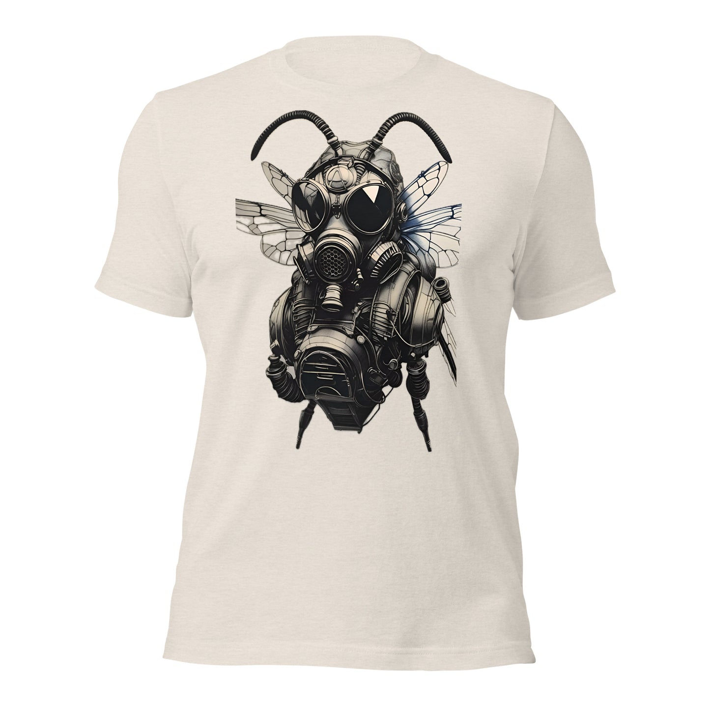 Gas Mask Bee design by Mimetic. Premium Unisex t-shirt