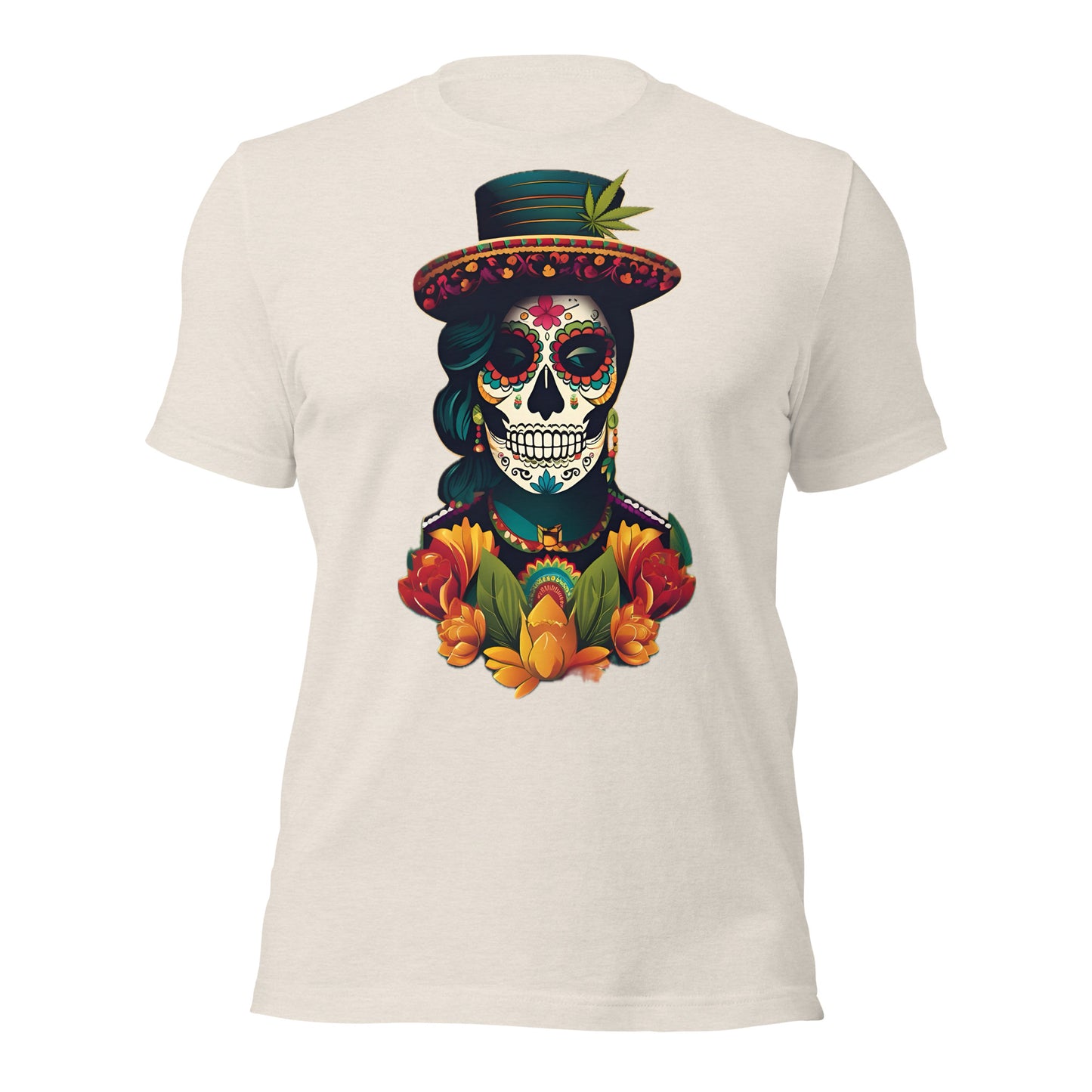 Dia De Los Muertos Woman. Premium Unisex t-shirt
