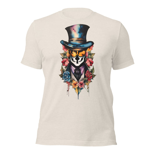 Watercolour Voodoo Skull design by Mimetic. Premium Unisex t-shirt