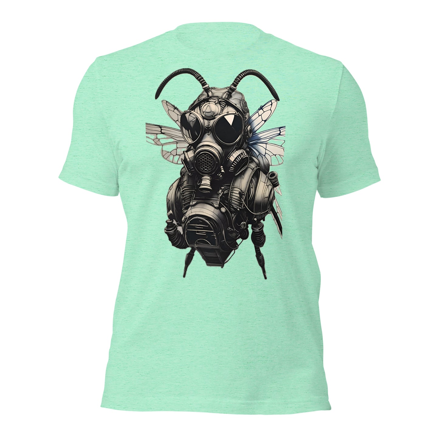 Gas Mask Bee design by Mimetic. Premium Unisex t-shirt