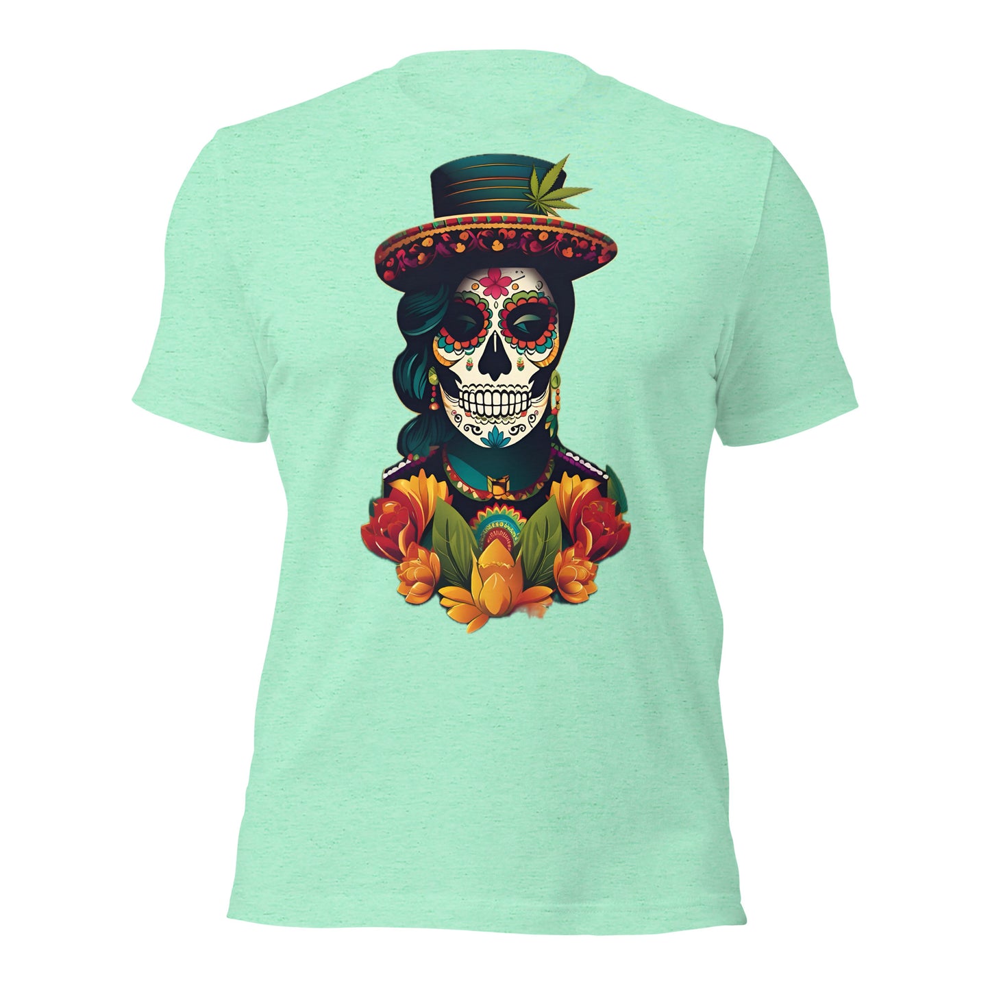 Dia De Los Muertos Woman. Premium Unisex t-shirt