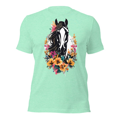 Spring Horse by Mimetic Clothing. Premium Unisex t-shirt
