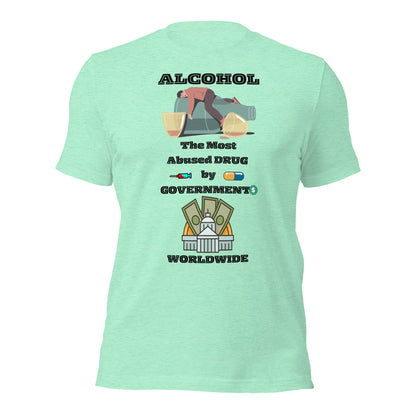 Alcohol Abuse Unisex t-shirt by Mimetic Clothing