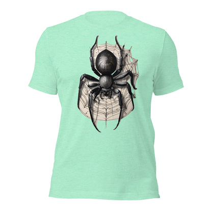 Techno Spider Graphic Tee Design by Mimetic Clothing. Unisex t-shirt