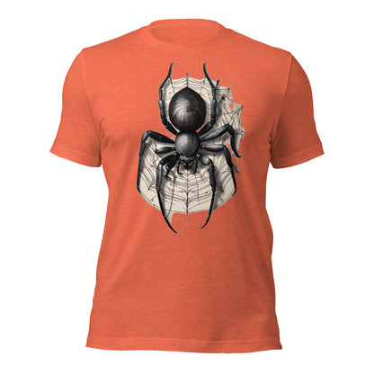 Techno Spider Graphic Tee Design by Mimetic Clothing. Unisex t-shirt