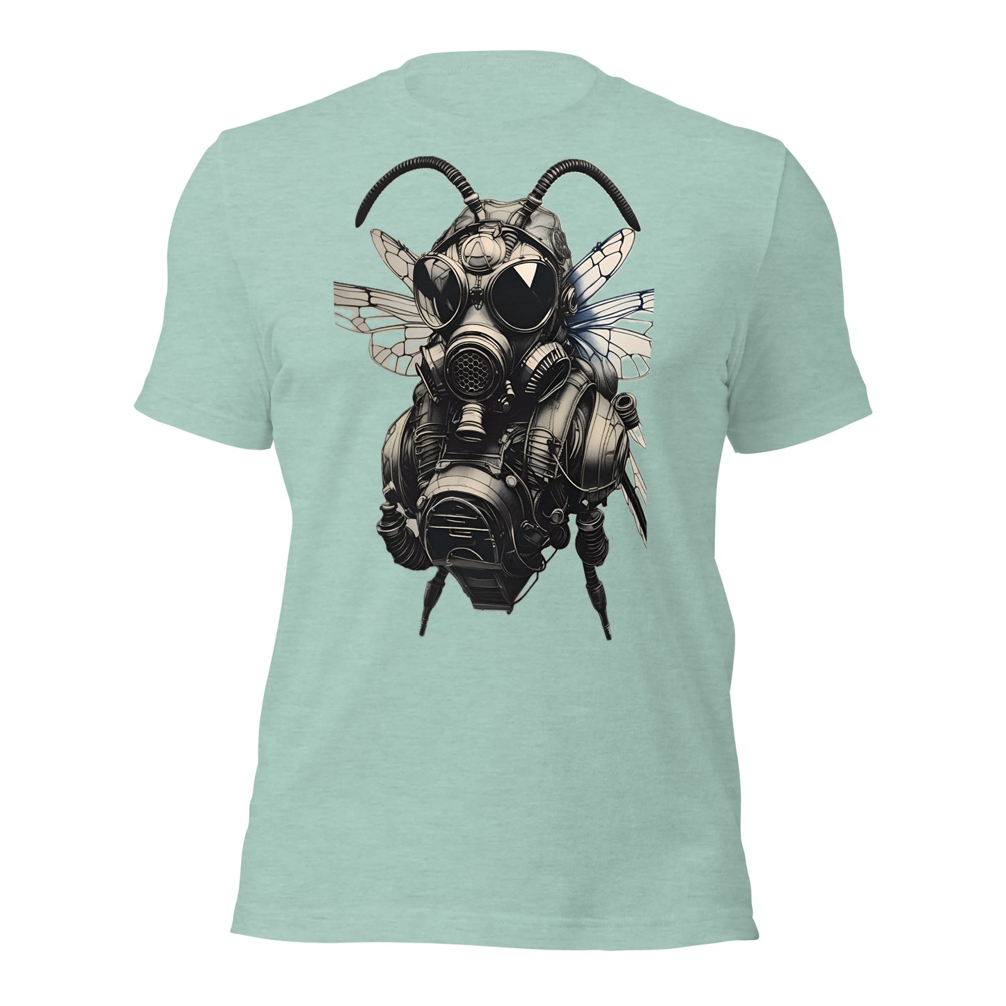 Gas Mask Bee design by Mimetic. Premium Unisex t-shirt