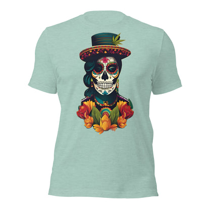 Dia De Los Muertos Woman. Premium Unisex t-shirt