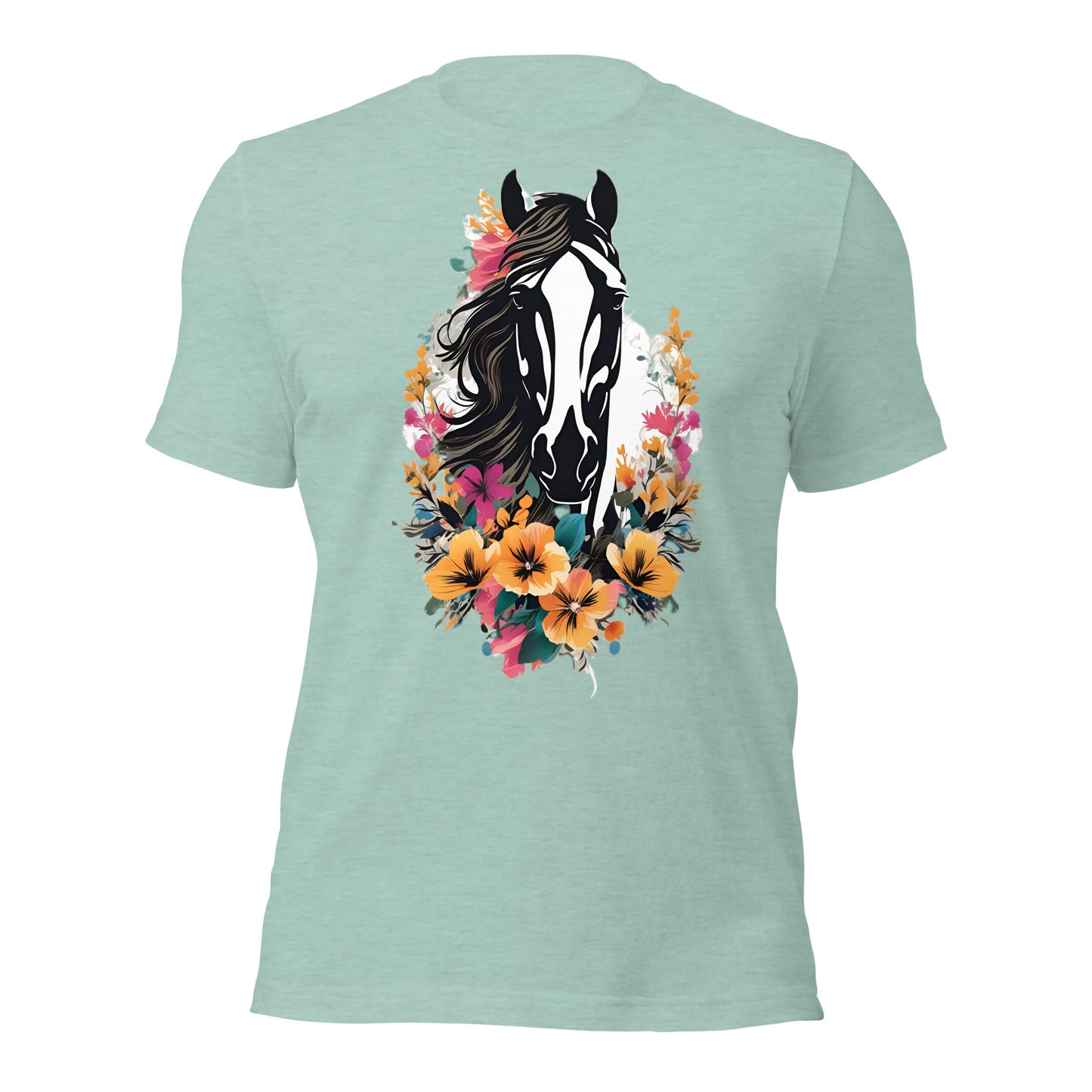 Spring Horse by Mimetic Clothing. Premium Unisex t-shirt