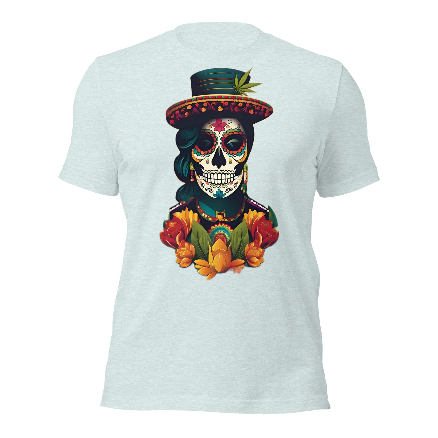 Dia De Los Muertos Woman. Premium Unisex t-shirt