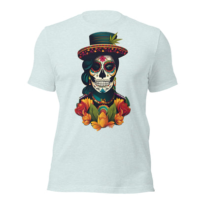 Dia De Los Muertos Woman. Premium Unisex t-shirt