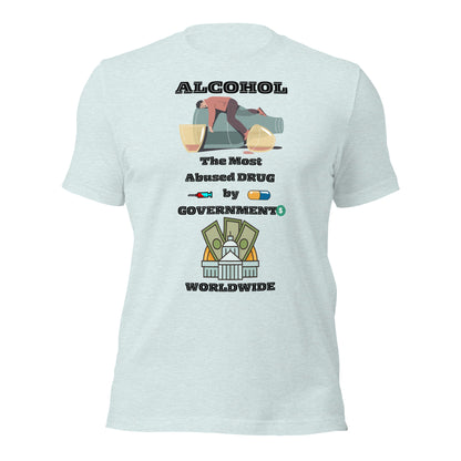 Alcohol Abuse Unisex t-shirt by Mimetic Clothing