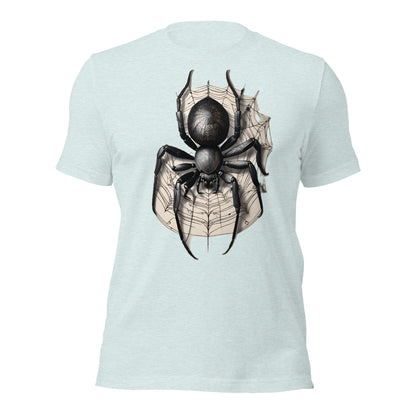 Techno Spider Graphic Tee Design by Mimetic Clothing. Unisex t-shirt