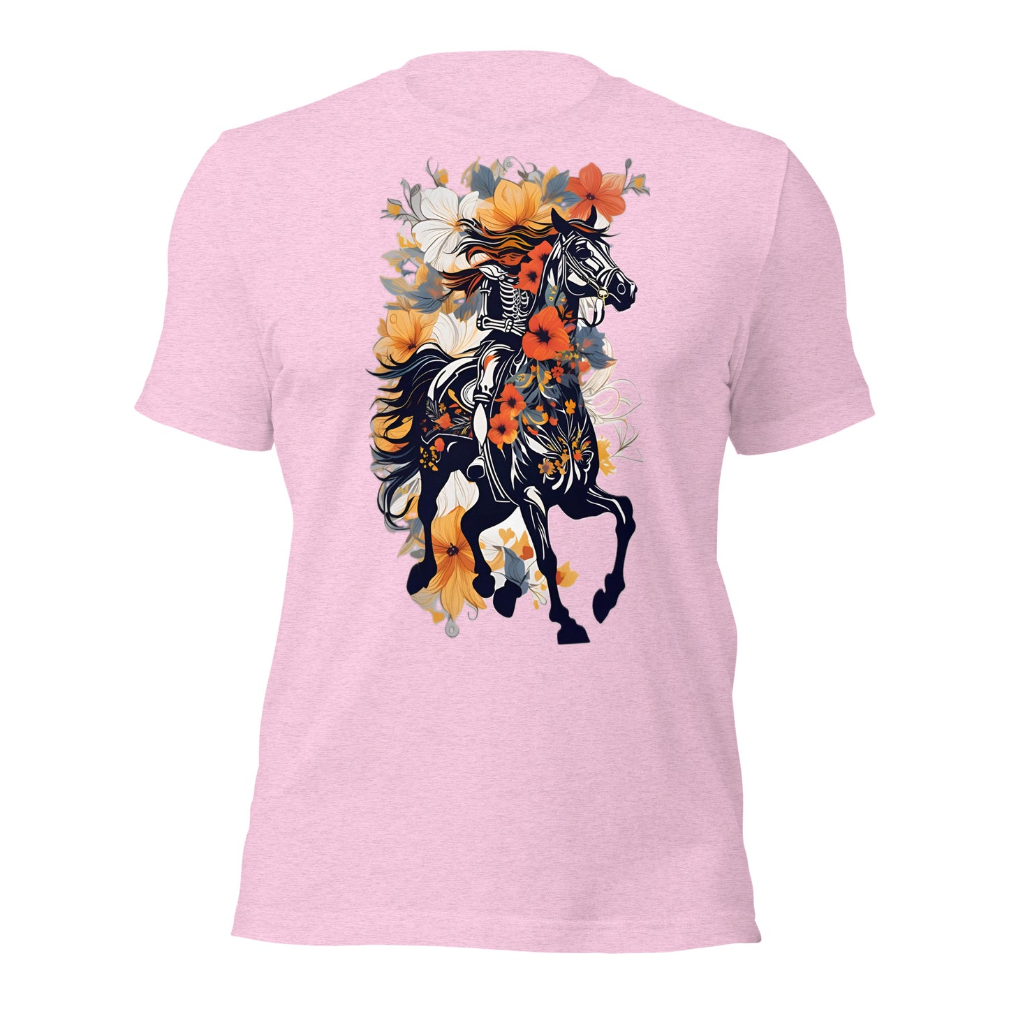 Horse & Flowers Design by Mimetic. Premium Unisex t-shirt