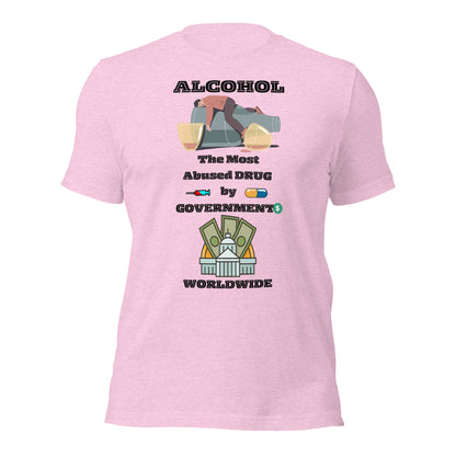 Alcohol Abuse Unisex t-shirt by Mimetic Clothing