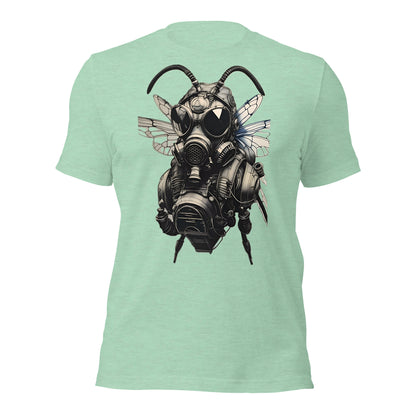 Gas Mask Bee design by Mimetic. Premium Unisex t-shirt