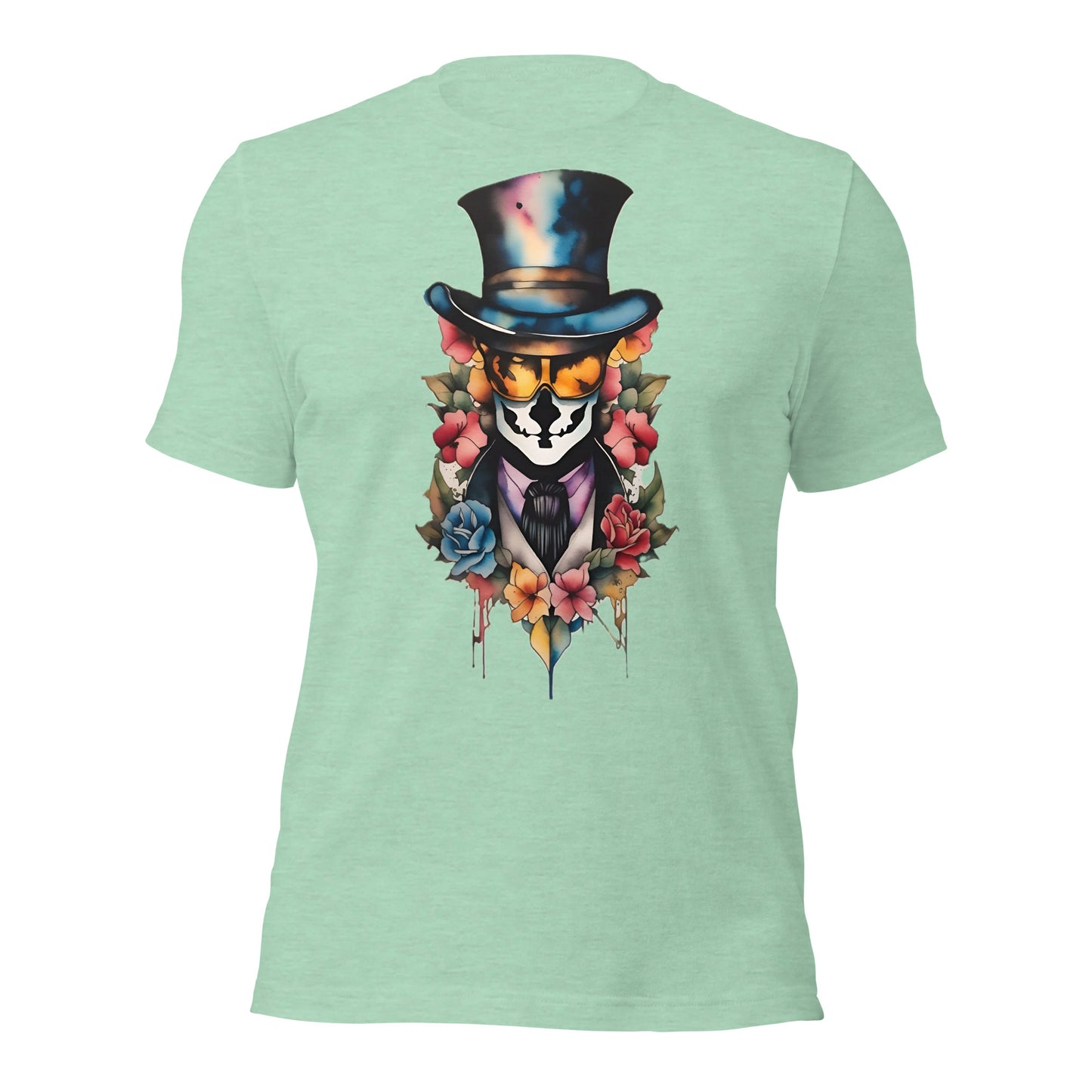 Watercolour Voodoo Skull design by Mimetic. Premium Unisex t-shirt