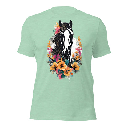 Spring Horse by Mimetic Clothing. Premium Unisex t-shirt